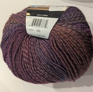 Knitting Fever Painted Sky Superwash Wool 2 Balls x 100g 205 Wine Rust Purple